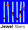 Jewel Fiber Structure